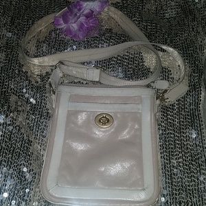 Coach cross body leather bag
